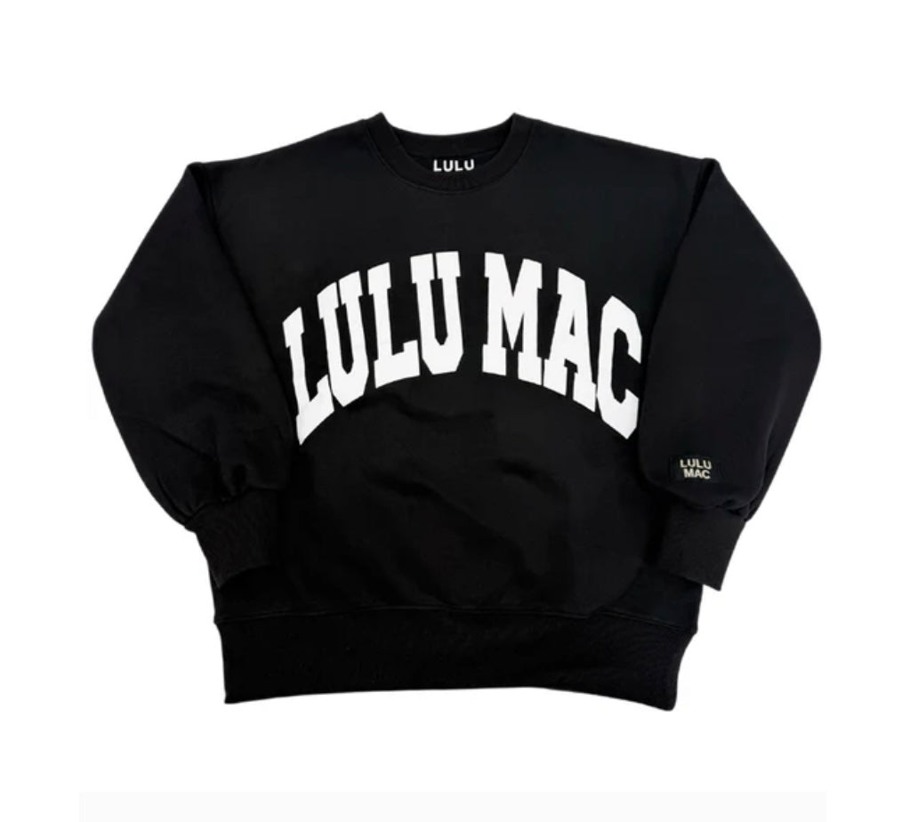 LULUMAC BLACK SWEATSHIRT