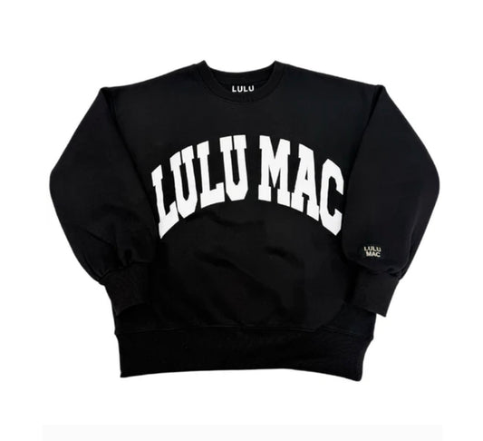 LULUMAC BLACK SWEATSHIRT